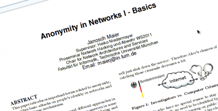 Anonymity in Networks teaser